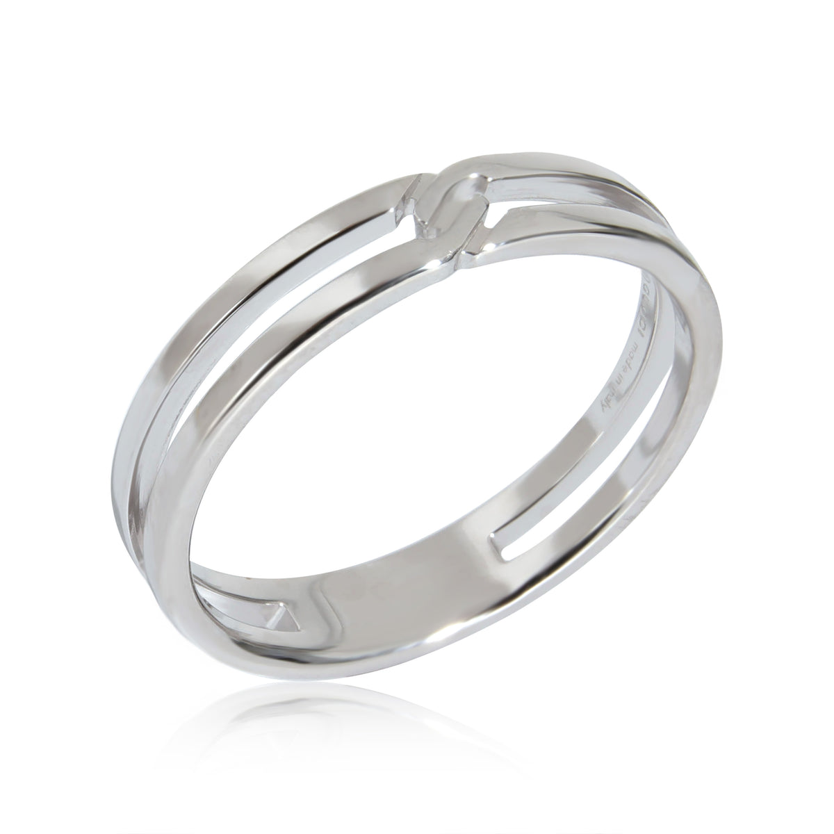 Gucci Infinity Ring in 18k White Gold