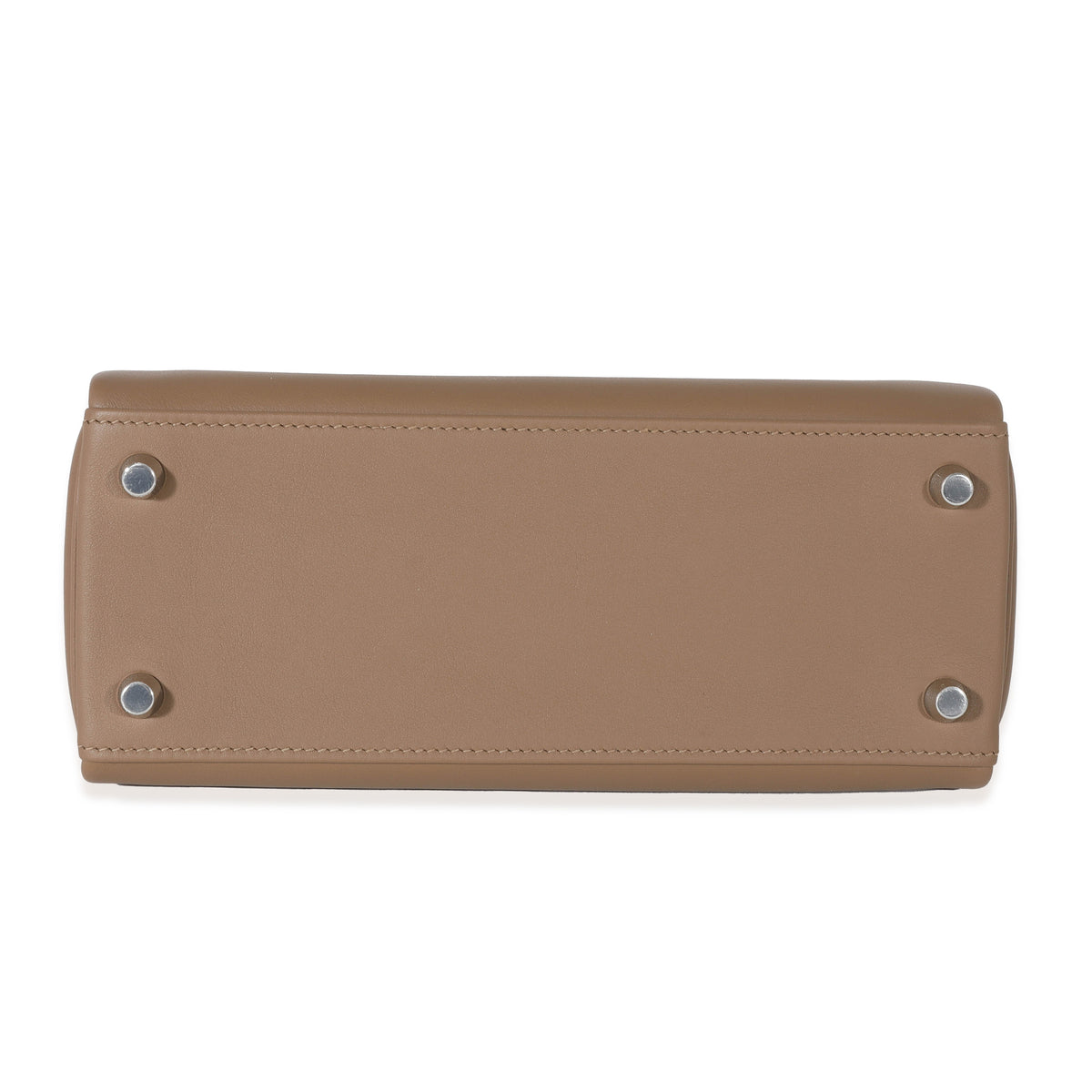 Hermès Beige De Weimar Swift Retourne Kelly 25 PHW Handbag stamp