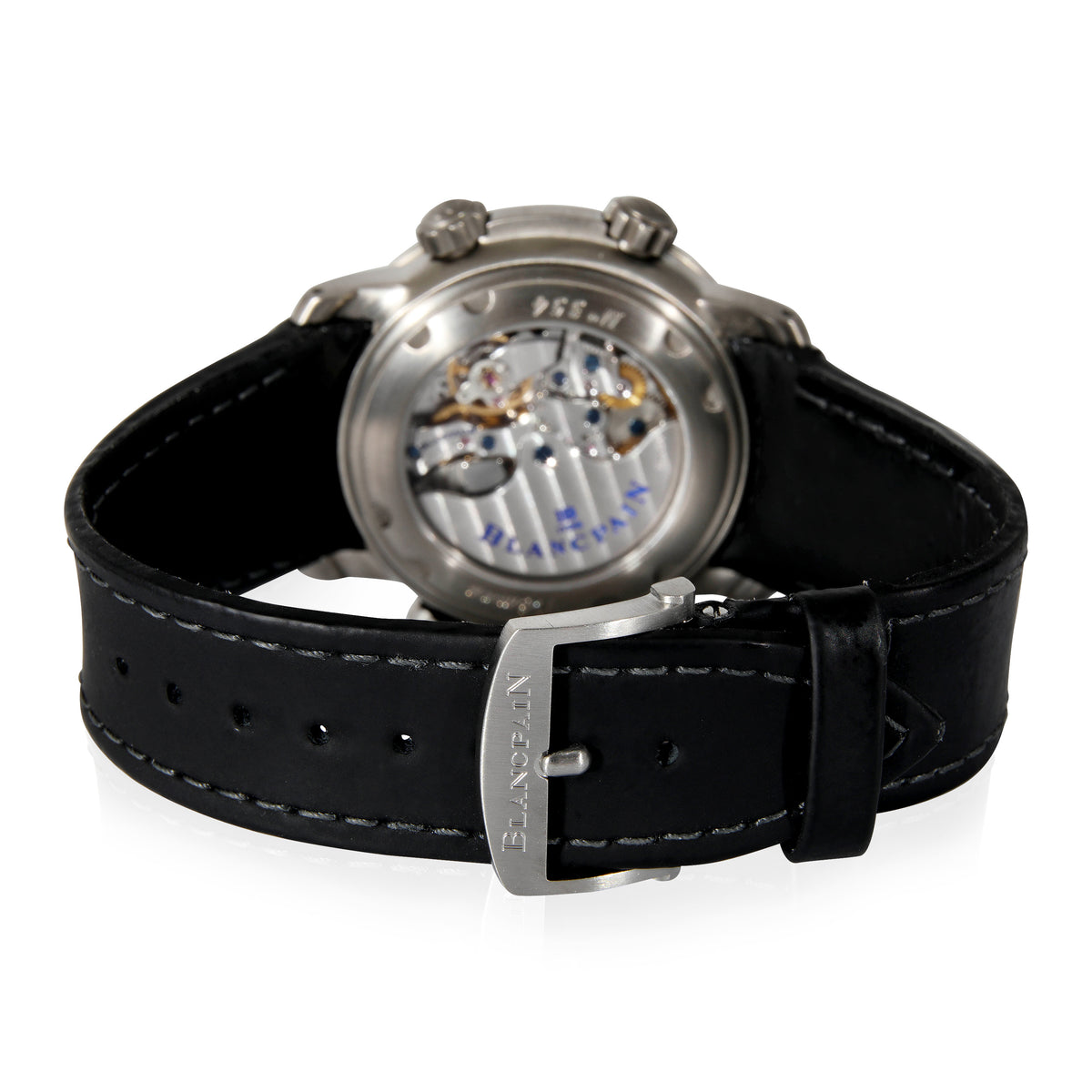 Blancpain Leman Reveil GMT 2041 1230 63B Men's Watch in  Titanium bv