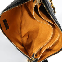 Black Monogram Puffy Lambskin Coussin MM