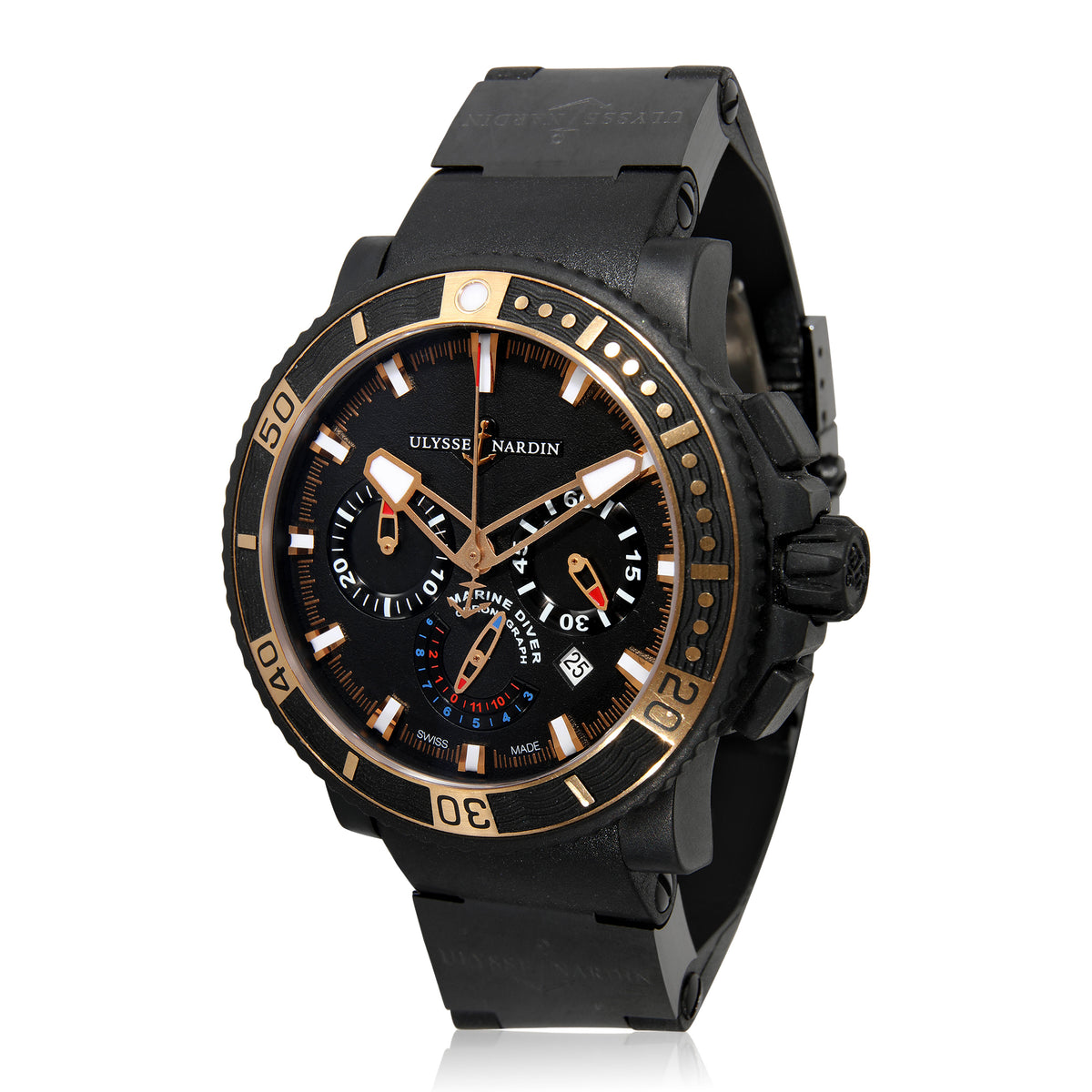 Ulysse Nardin Maxi Marine Dive Black Sea 353-90-3C Mens Watch in  Stainless Ste