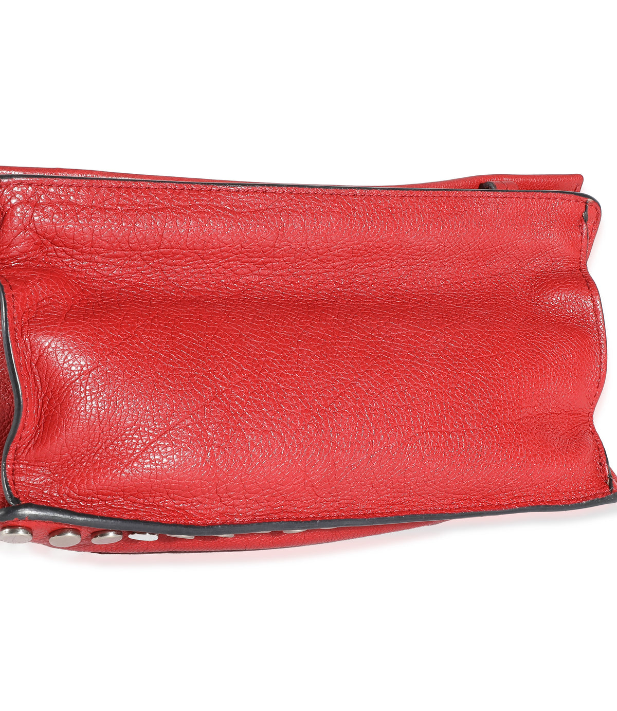 Red Leather Glace Etiquette Crossbody