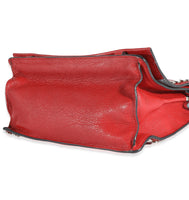 Red Leather Glace Etiquette Crossbody