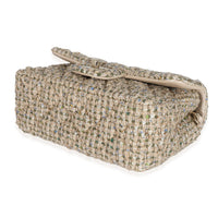 21A Gold Tweed Mini Rectangular Flap Bag