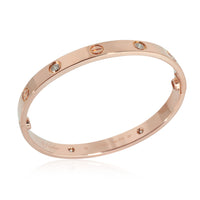 Love Bracelet, 4 Diamonds (Rose Gold)