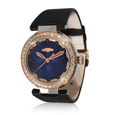 Blue Empire BEM.QZ.001-BLK Unisex Watch in 18kt Stainless Steel/Rose Gold