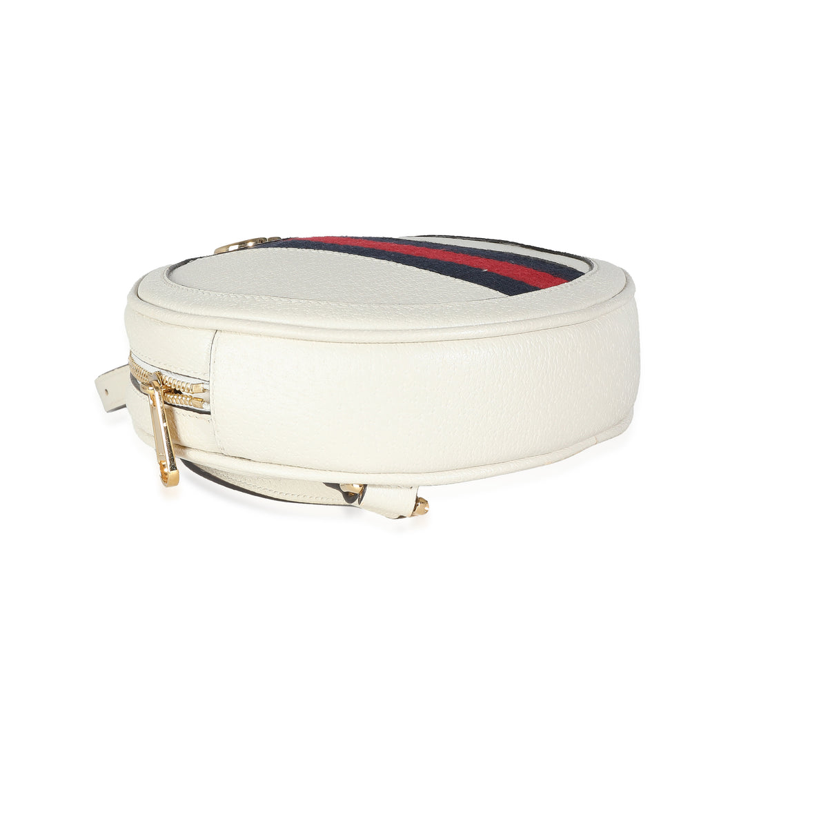 Gucci White Calfskin Ophidia Mini Round Backpack | myGemma | IT