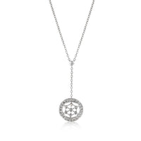 Voile Diamond Lariat Pendant  in  Platinum 0.1 CTW