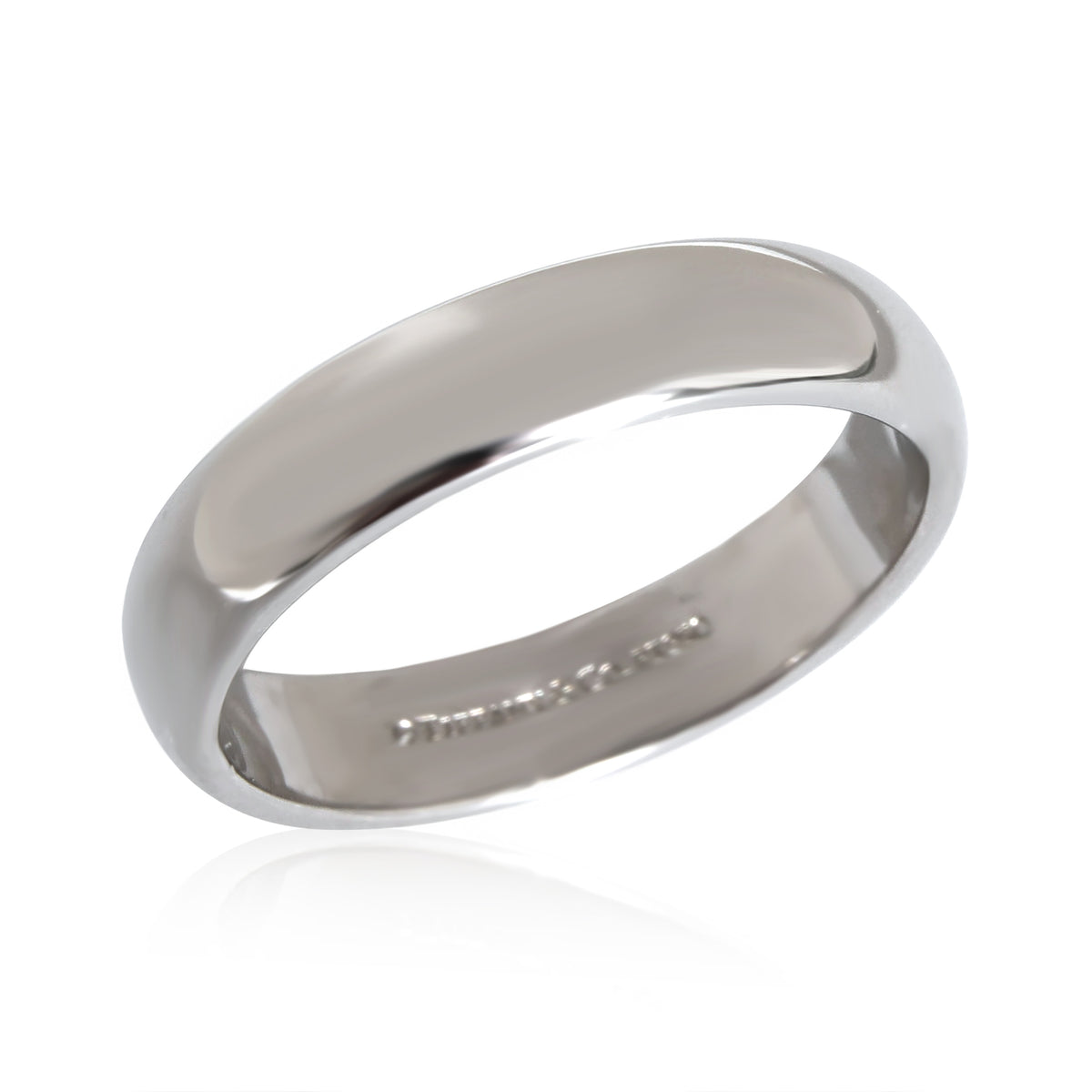 Tiffany Forever 4.5mm Band in  Platinum