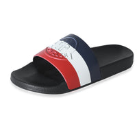 Moncler Tricolor Rubber Basile Logo Slides sv