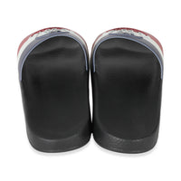Moncler Tricolor Rubber Basile Logo Slides bv