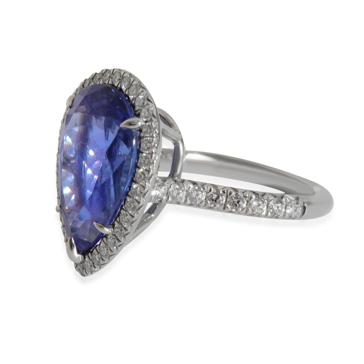 Soleste Pear Tanzanite in Platinum 5.90 CT