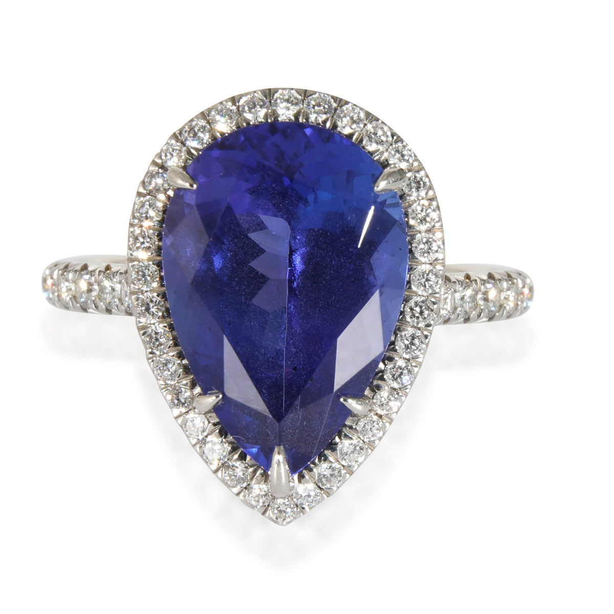 Soleste Pear Tanzanite in Platinum 5.90 CT