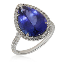 Soleste Pear Tanzanite in Platinum 5.90 CT