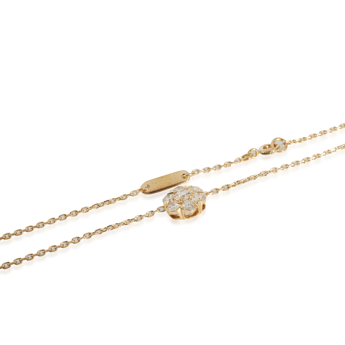 Fleurette Pendant in 18k Yellow Gold 0.5 CTW