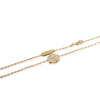 Fleurette Pendant Necklace in 18k Yellow Gold 0.5 CTW