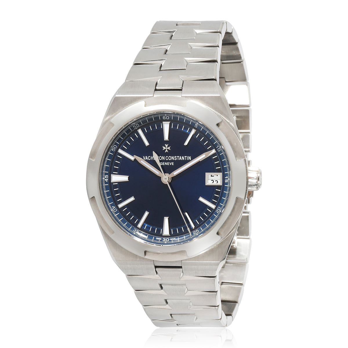 Overseas 4500V/110A-B128 Mens Watch in  Stainless Steel