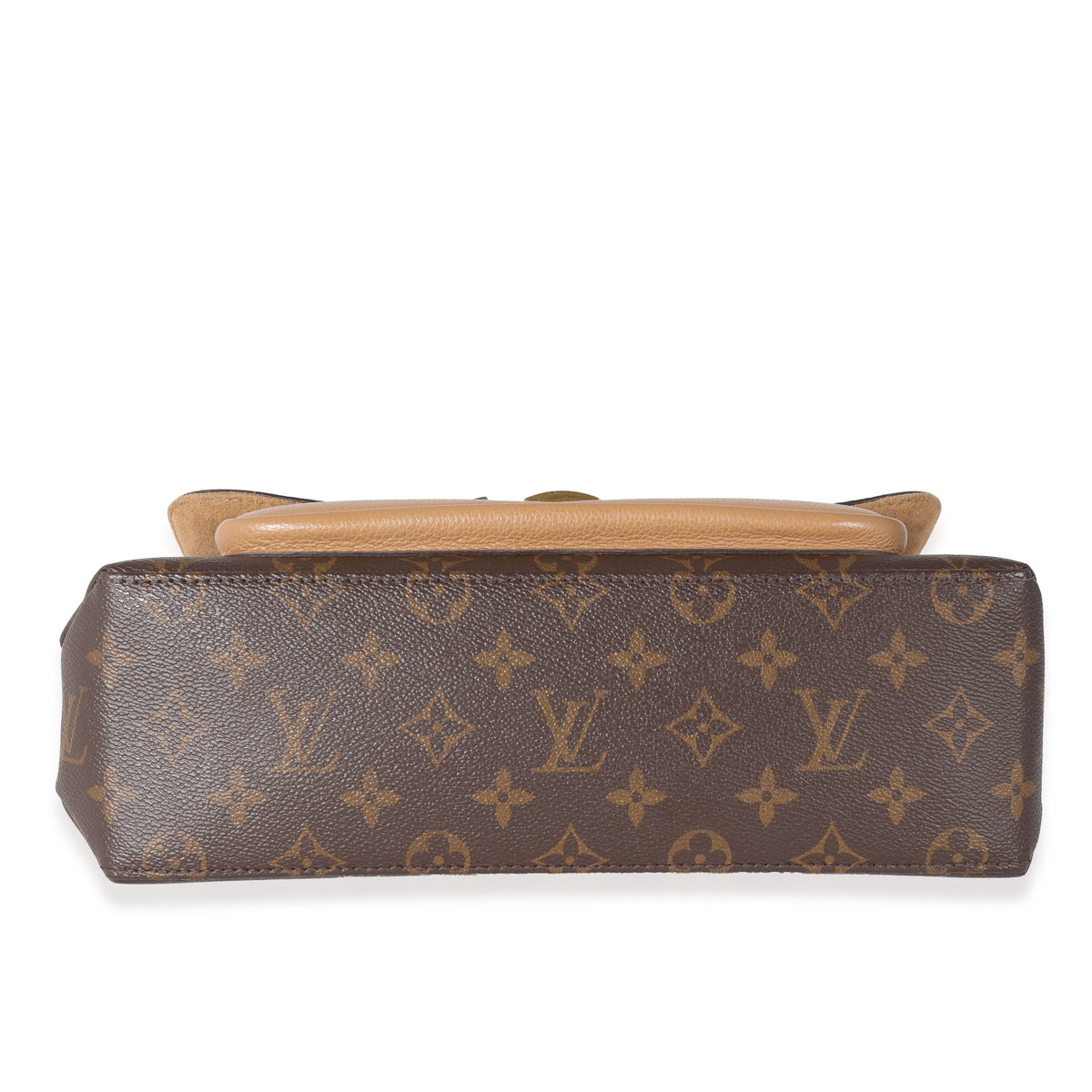 Louis Vuitton Sesame Leather Monogram Canvas Marignan Bag