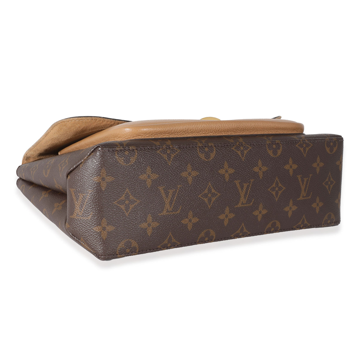 Louis Vuitton Sesame Leather Monogram Canvas Marignan Bag