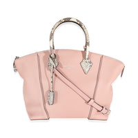 Python Trim Pink Leather Soft Lockit MM