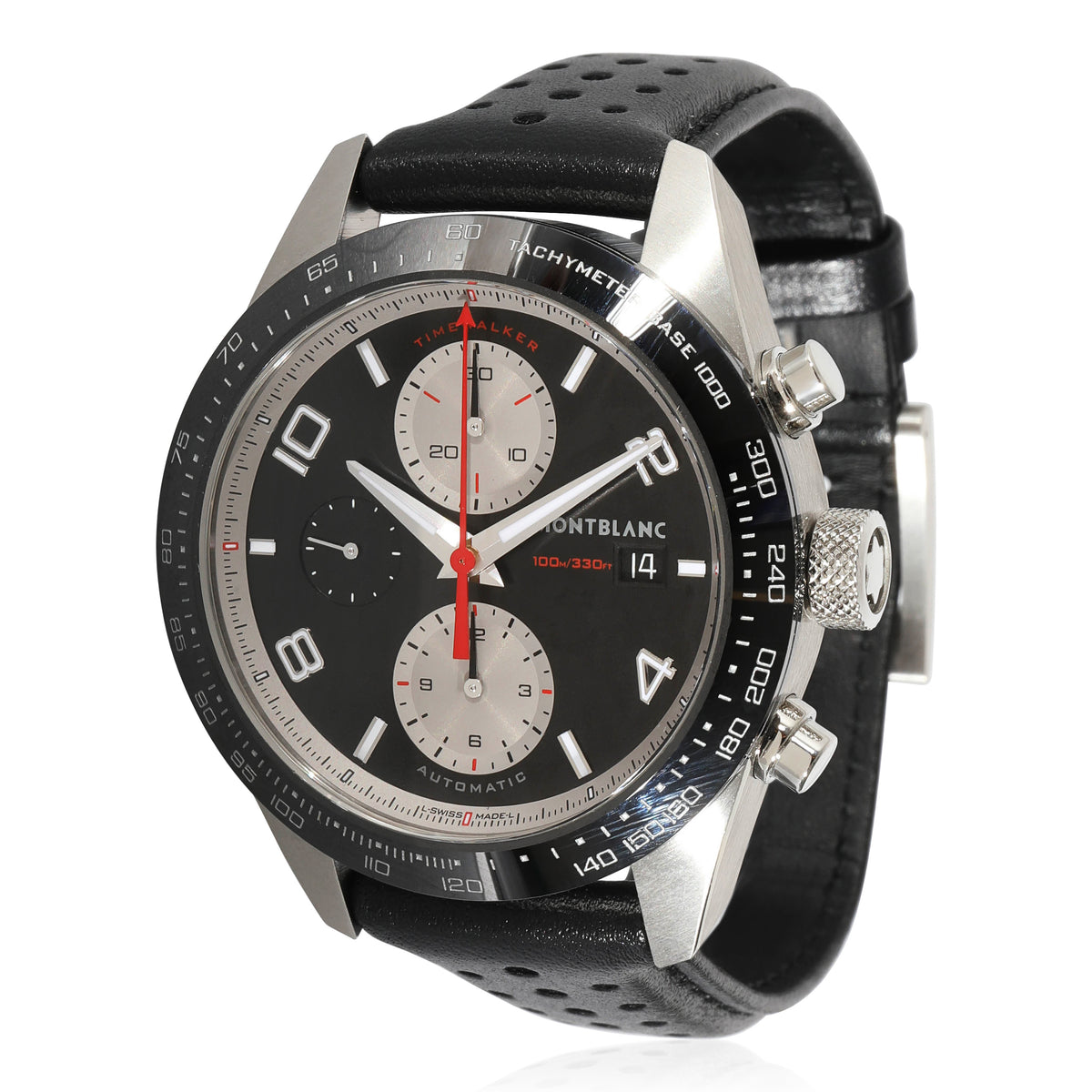 Montblanc Timewalker 119941  7503 Men's Watch in  Stainless Steel/Ceramic fv