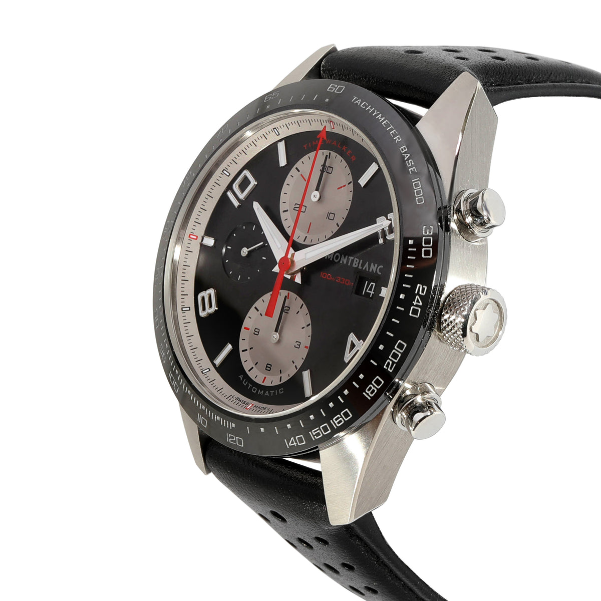 Montblanc Timewalker 119941  7503 Men's Watch in  Stainless Steel/Ceramic lv