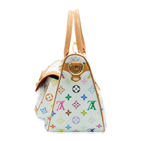 Louis Vuitton x Takashi Murakami White Monogram Multicolore Canvas Rita