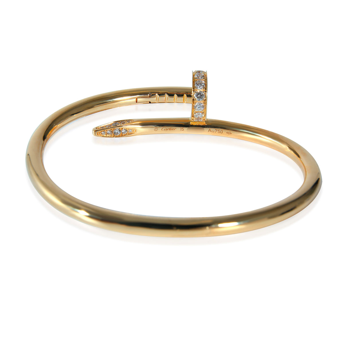 Juste Un Clou Bracelet (Yellow Gold, Diamonds)