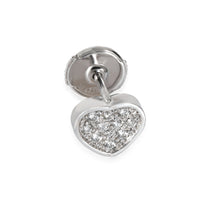 18k White Gold Chopard My Happy Hearts Diamond Single Stud Earring, 0.12ctw