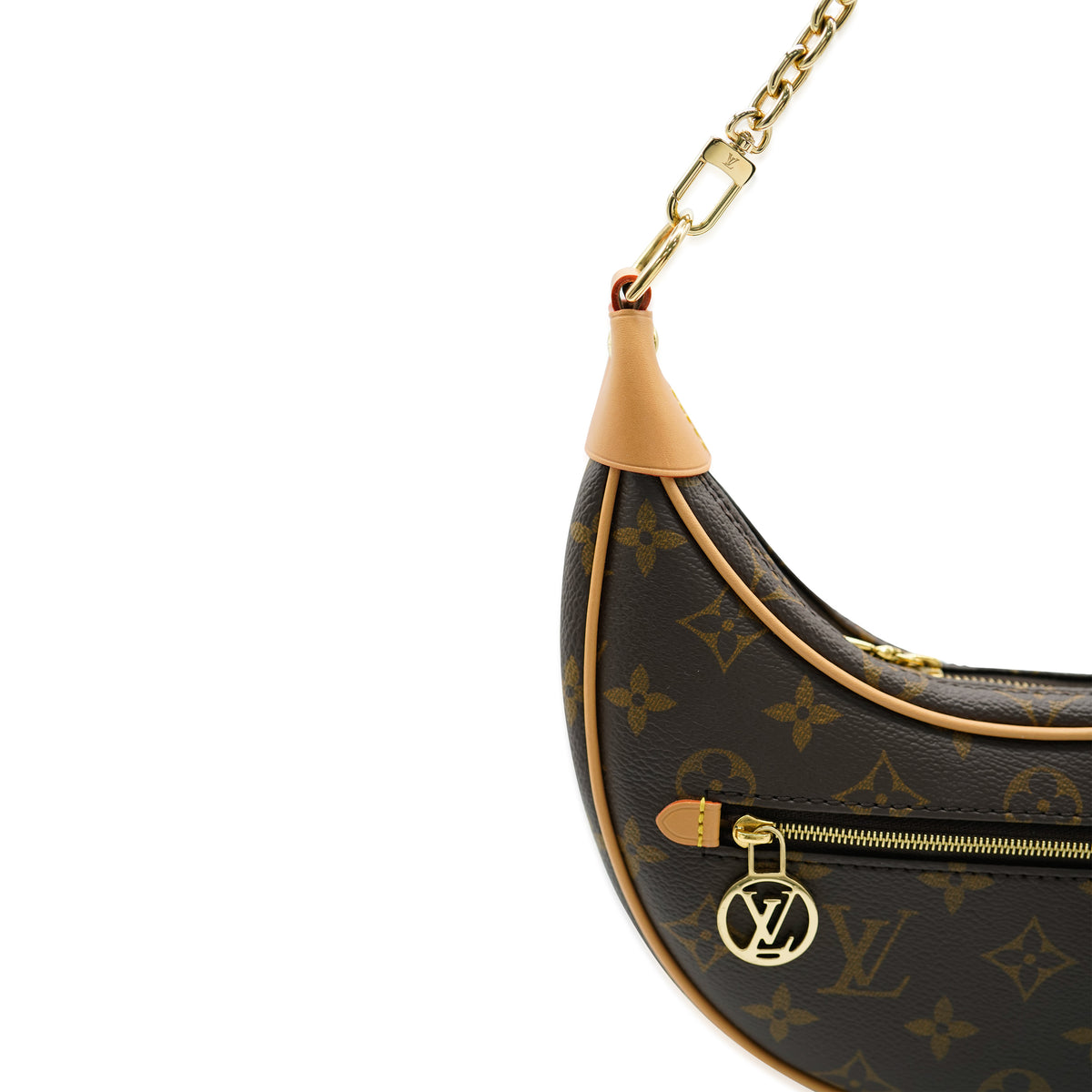 Louis Vuitton LV Monogram Canvas Loop Handbag clasp