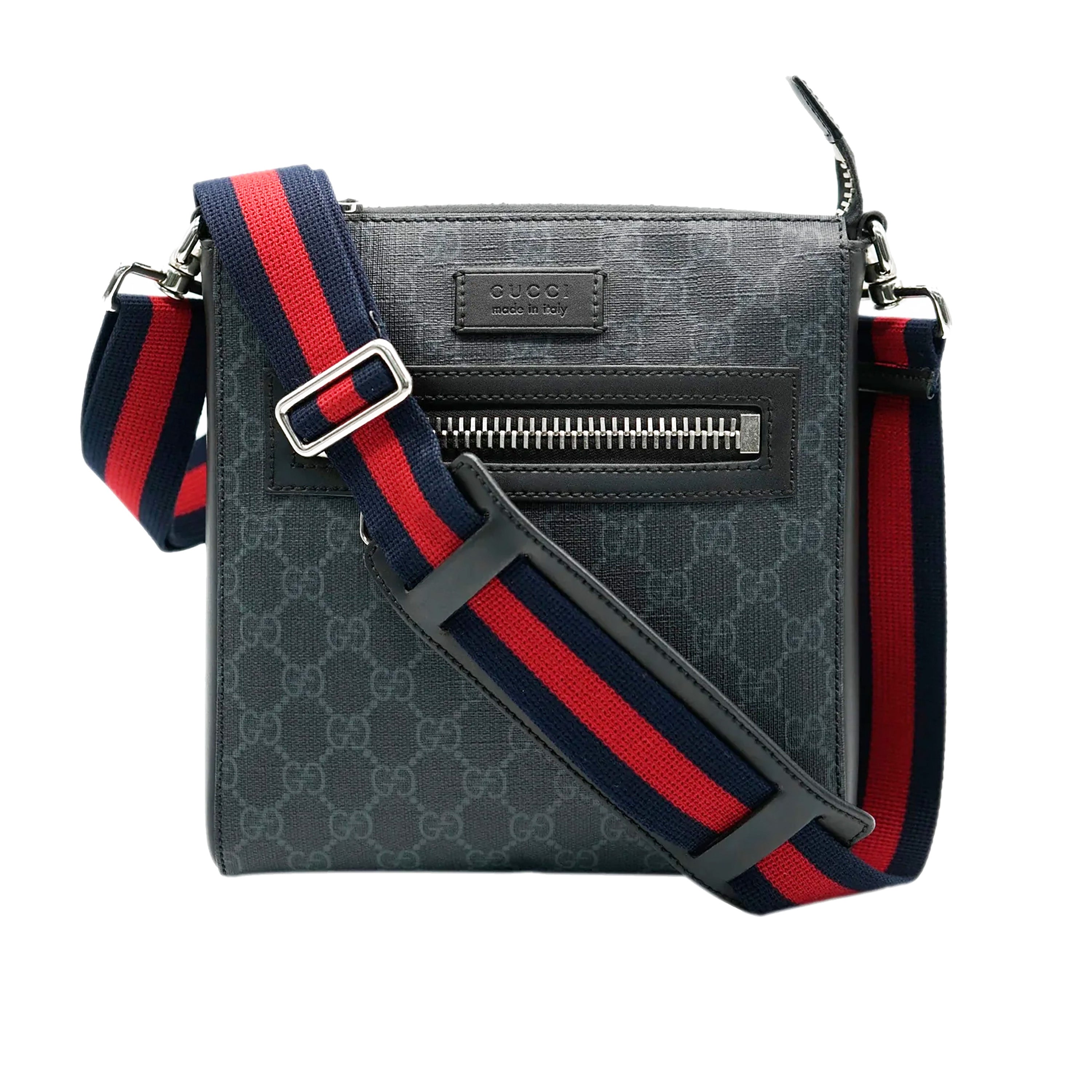 Gucci Black GG Supreme Messenger Bag | myGemma | Item #U132542