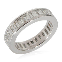 Baguette Diamond Eternity Band In Platinum 2.50 Ctw