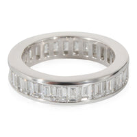 Baguette Diamond Eternity Band In Platinum 2.50 Ctw