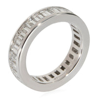 Baguette Diamond Eternity Band In Platinum 2.50 Ctw