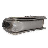 Chanel Grey Lambskin Galuchat Stingray Small Boy Bag Handbag box