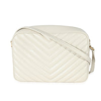 Crema Soft Chevron Quilted Leather Lou Camera Bag