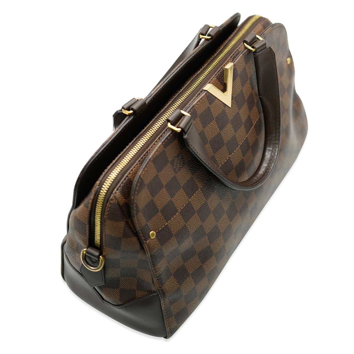 Damier Ebene Canvas Kensington Bowling Bag