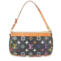 x Takashi Murakami Black Multicolor Canvas Pochette Accessories