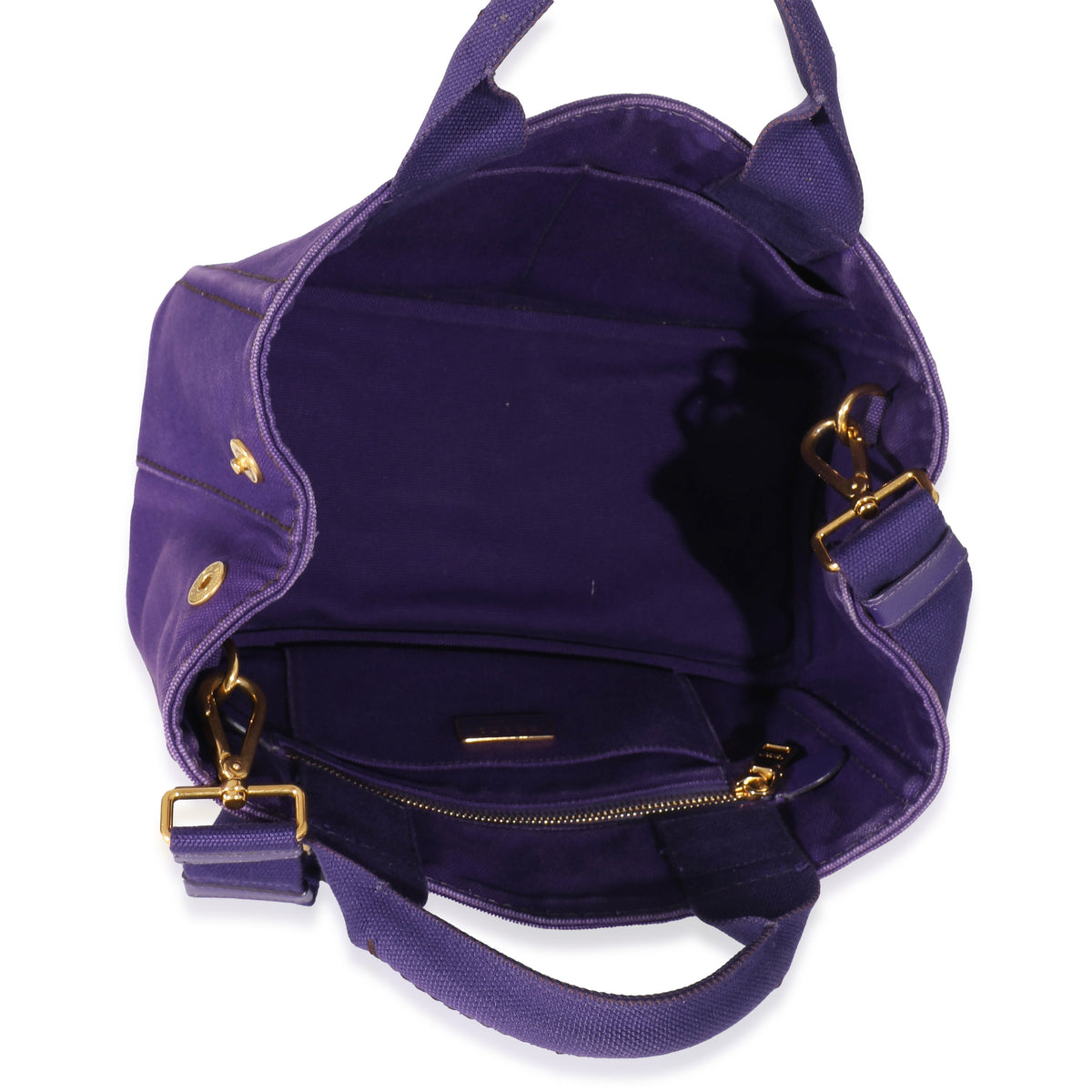 Purple Canvas Small Canapa Tote