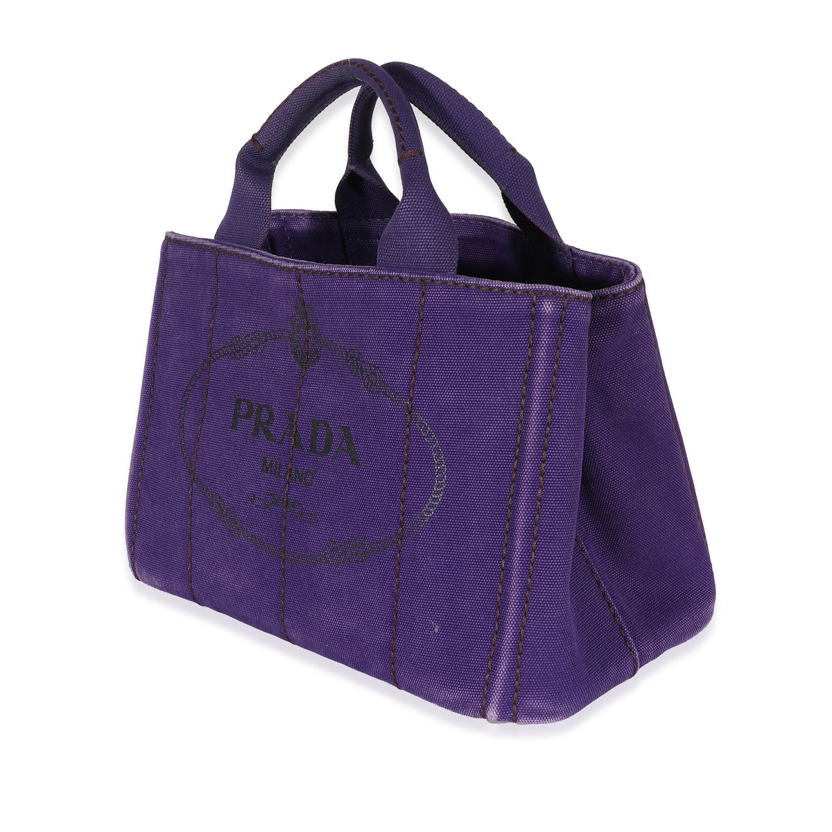 Purple Canvas Small Canapa Tote