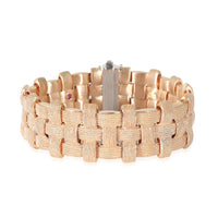 Roberto Coin Appassionata Bracelet in 18k Rose Gold 0.28 Ctw Diamond Clasp