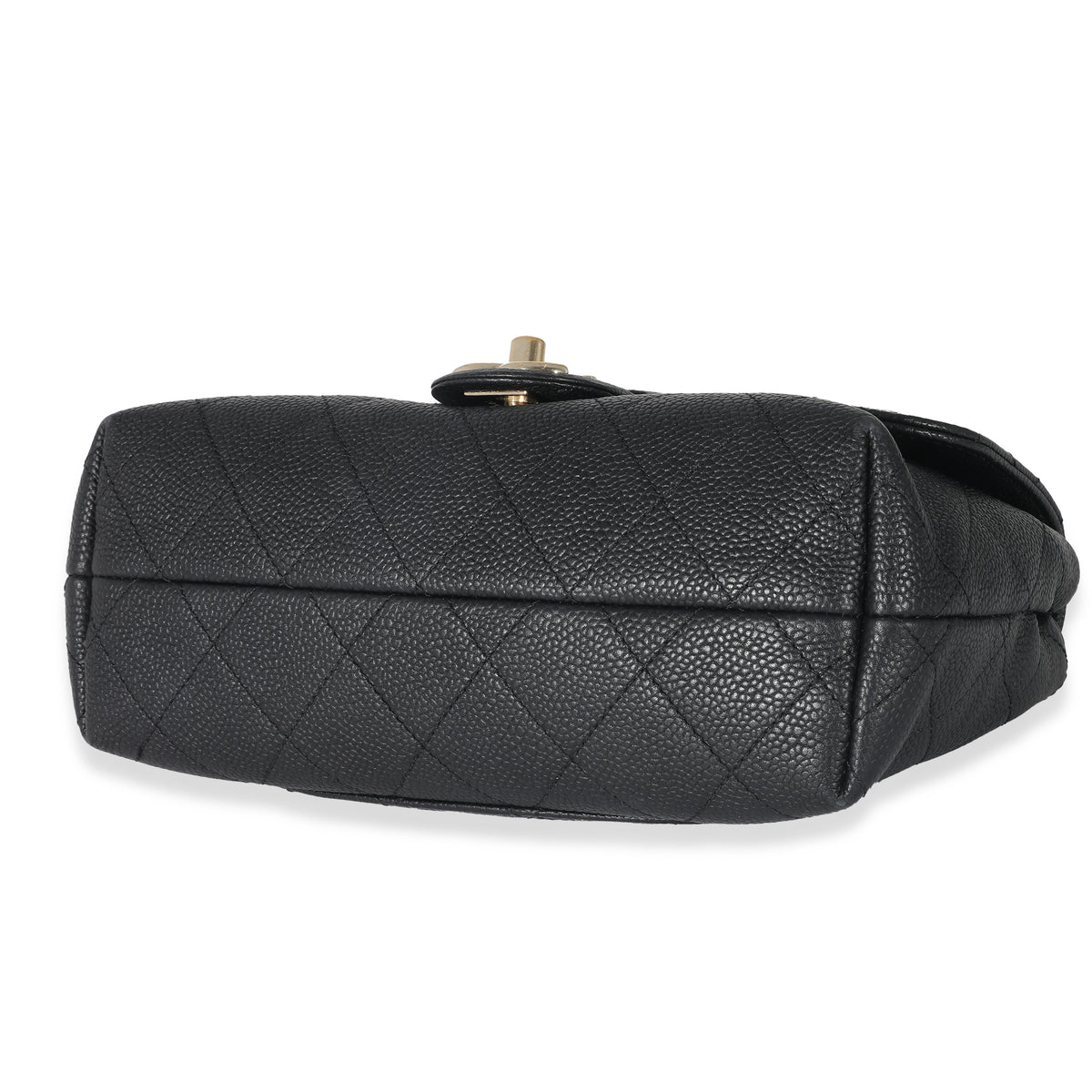 Chanel Black Quilted Caviar Small City Walk Flap Bag