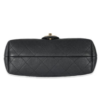 Chanel Black Quilted Caviar Small City Walk Flap Bag