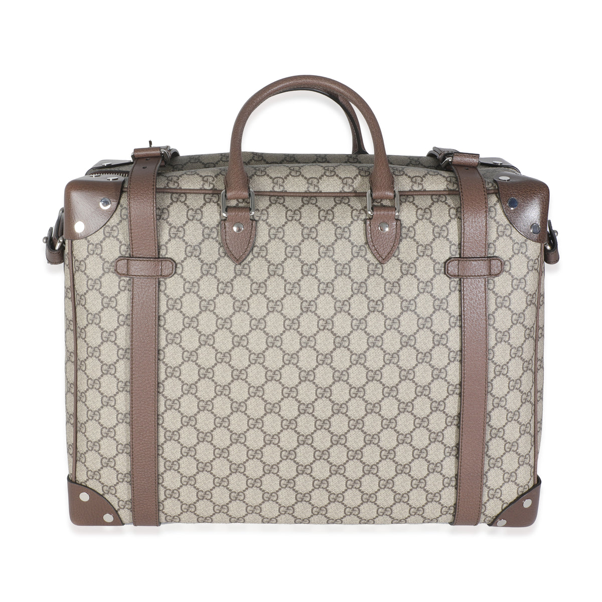 Beige GG Supreme Trunk Holdall Tote