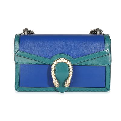 Blue Green Calfskin Small Dionysus Bag