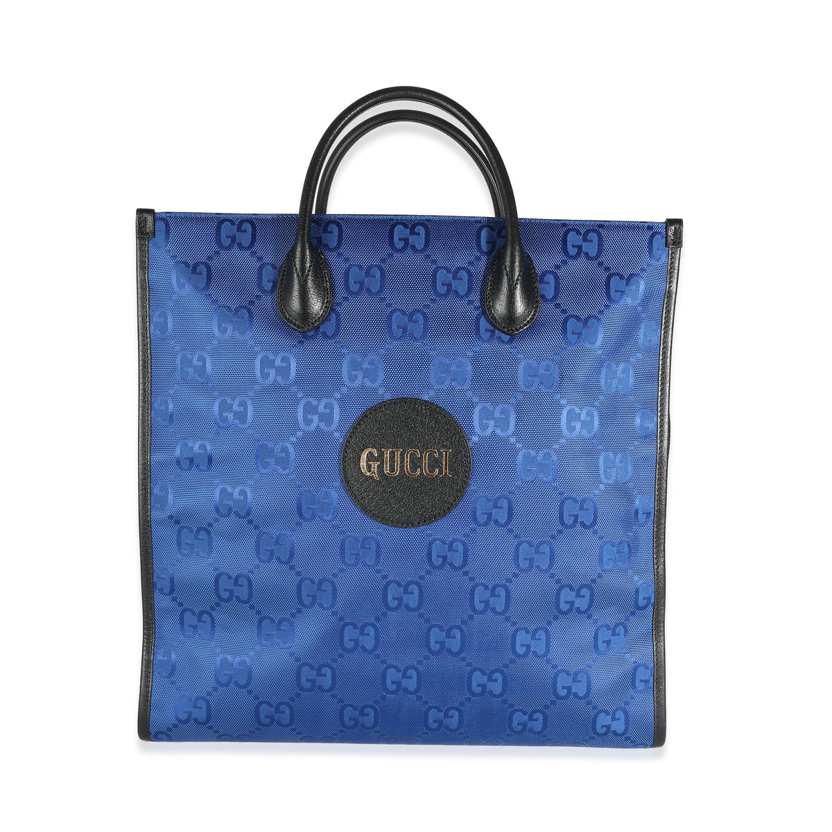 Blue Econyl Nylon Monogram Off The Grid Vertical Tote