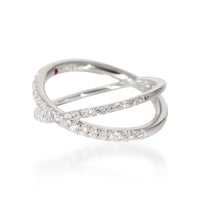 Roberto Coin Crossover X Diamond Ring in 18k White Gold 0.29 CTW