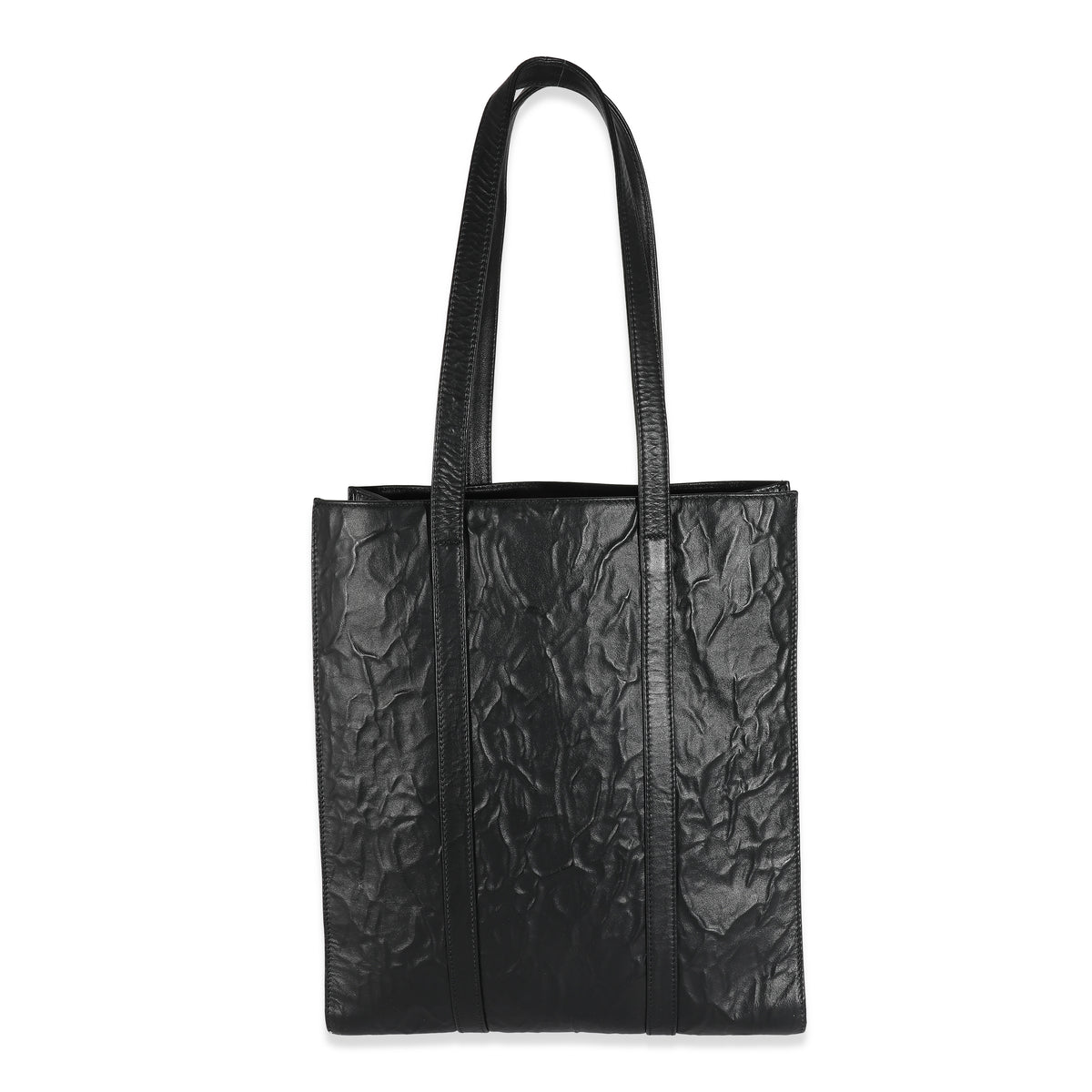 Black Antique Nappa Small Tote