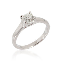 Lucida Diamond Engagement Ring in Platinum G VVS2 0.63 CTW