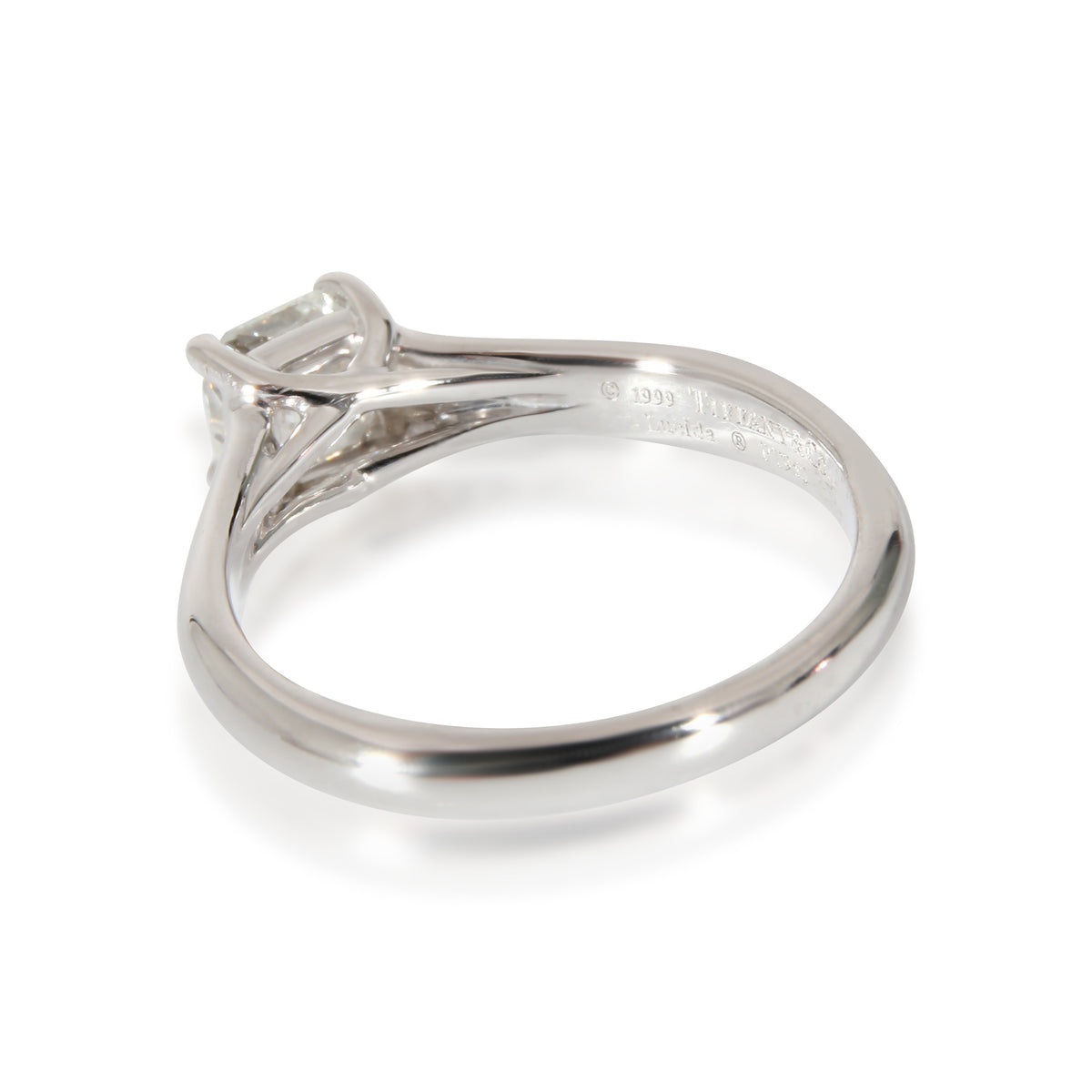 Lucida Diamond Engagement Ring in Platinum G VVS2 0.63 CTW